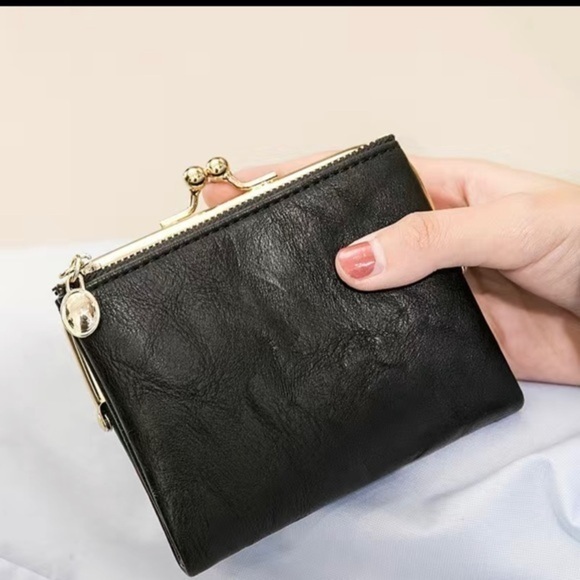 None Accessories - BLACK wallet and coin purse. New. Feels like leather but no verification